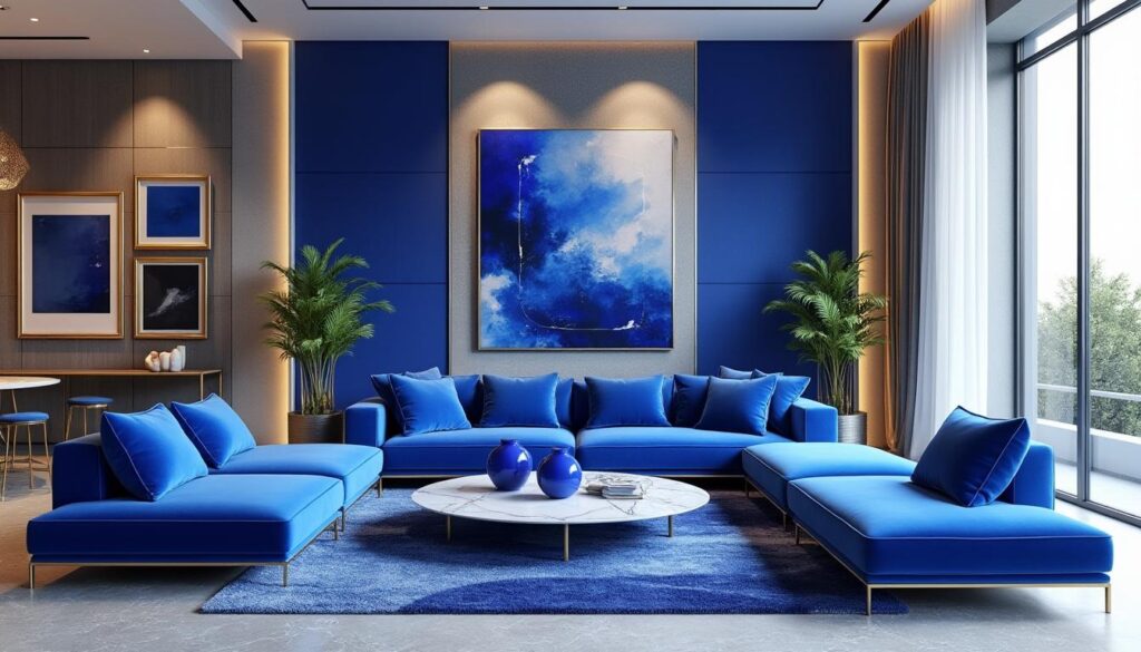 découvrez la signification profonde du bleu roi et comment l'intégrer dans votre décoration intérieure pour un style original et élégant.