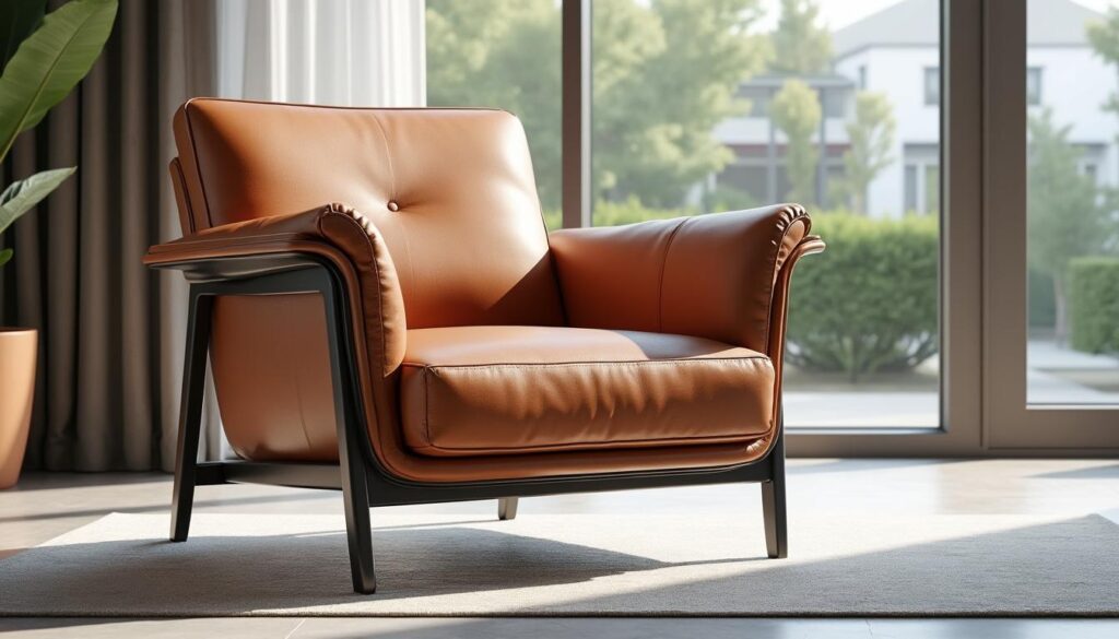 explorez le charme unique d'un fauteuil design, alliant élégance et confort, fabriqué avec passion par made in design.